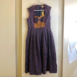 Lindy Bop UK Dark blue vintage style dress L